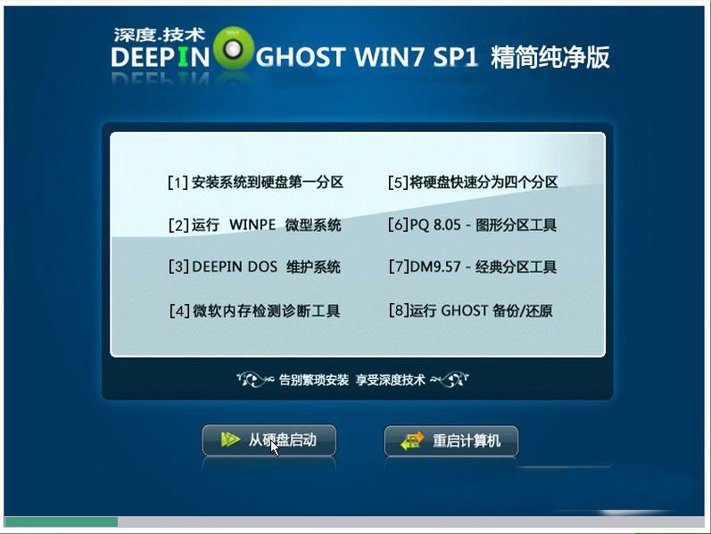 深度技术Ghost Win7 Sp1 X86精简纯净版 最新win7系统下载