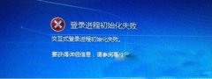 win7 sp1 纯净版系统开机后出现“登录初始化进程失败”提示怎么办