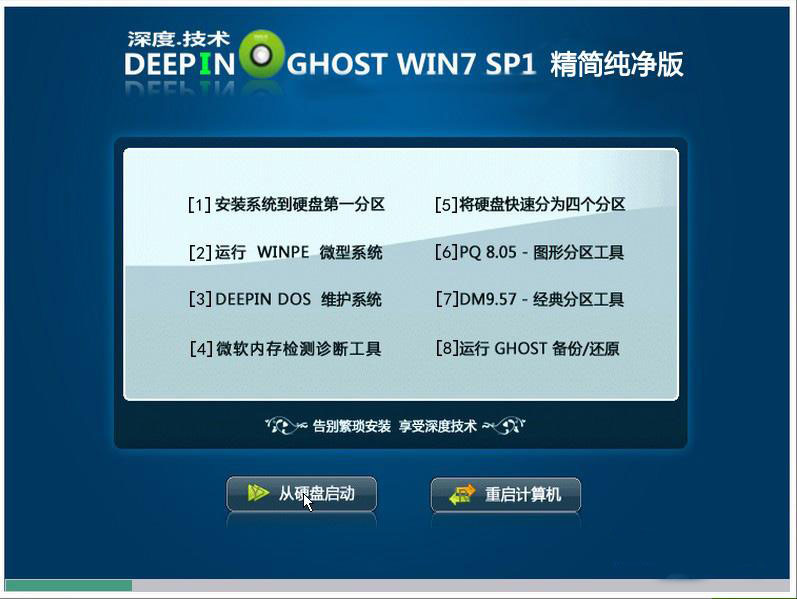 深度技术Ghost Win7 Sp1 X86精简纯净版 深度技术最新win7系统 2015.04