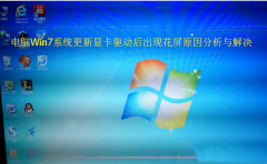 风林火山win7系统更新显卡驱动后出现花屏原因及处理方法