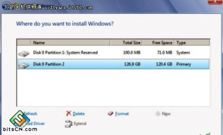 win7原版纯净版安装过程中无法分区以及分区无法格式化的解决方法