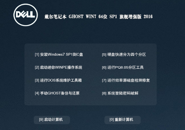 戴尔笔记本W7 64位安装盘最新系统下载