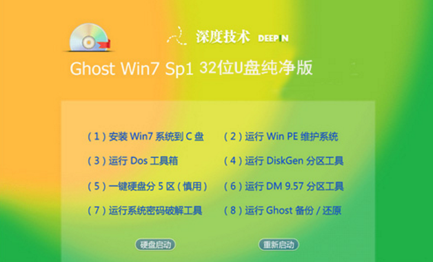 深度技术ghost win7 32位最新下载(2)