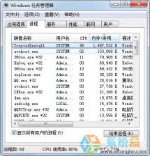 Trustedinstaller.exe占用内存高导致系统之家Win7电脑内存不足怎么解决