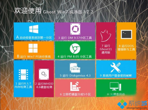 GHOST WIN7 64位纯净版最新系统下载v2017.10