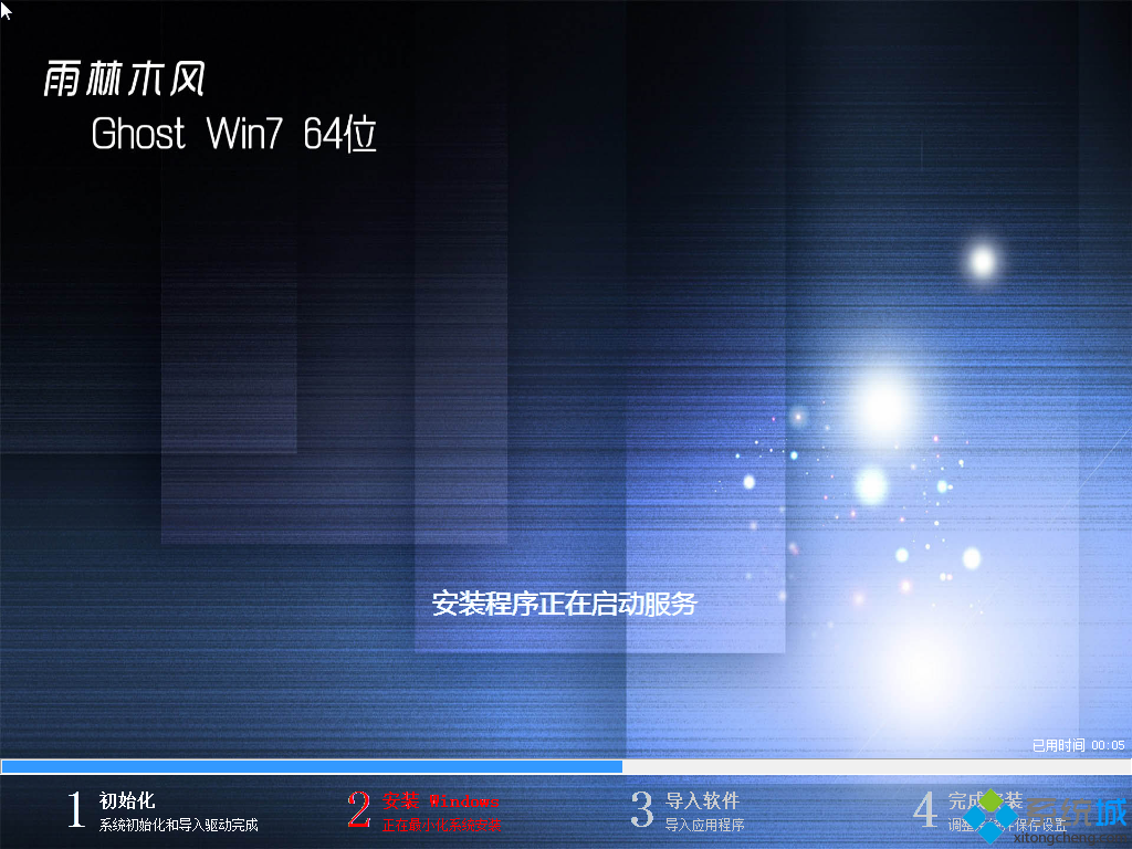 雨林木风win7 64位旗舰纯净版(1)