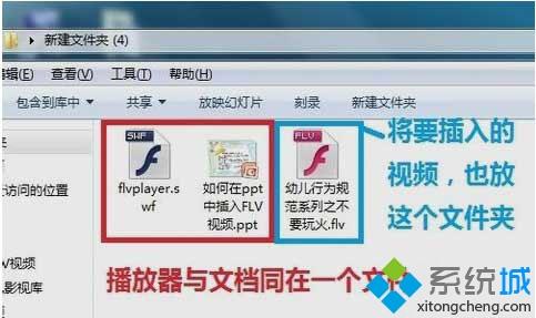 win7旗舰版在ppt中插入flv格式视频的方法