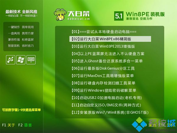 大白菜u盘win10换win7系统(2)