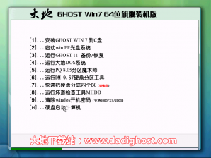 大地windows7 64位旗舰纯净版iso镜像下载v1804