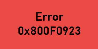 错误代码0x800F0923,教你错误代码0x800F0923怎么办