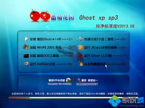 番茄花园Ghost_xp_SP3纯净标准版