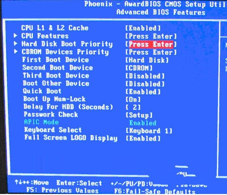 xp怎么进入bios