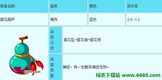 宣花葫芦：宣花坠+宣花锤+宣花袍