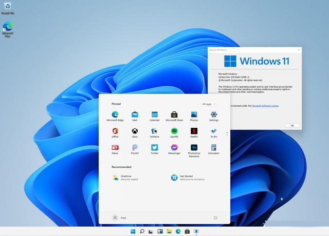 Windows 11 Build 21996.1 Dev版ISO镜像泄露