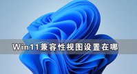 Win11兼容性视图设置在哪 Win11网页兼容性怎么设置