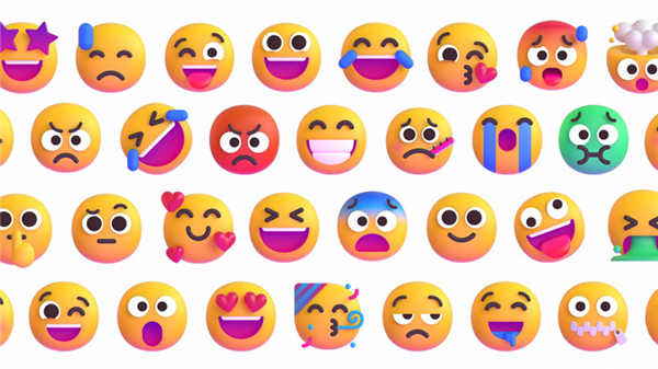 微软发布全新3D Emoji表情系统：与Win11的UI风格一致