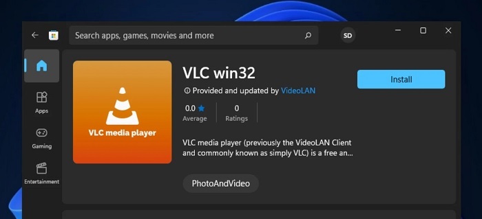 Win11应用商店迎来Win32版VLC播放器