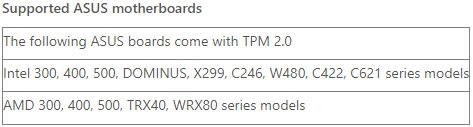 集成TPM 2.0 三大主板品牌支持Windows 11阵容公布