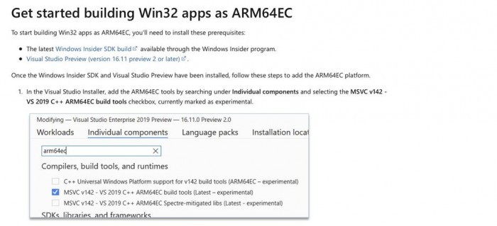 微软宣布ARM64EC帮开发者移植Win32应用到Win11 on ARM