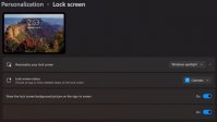 Win11新特性：在平板锁屏界面还有酷炫的3D视差效果