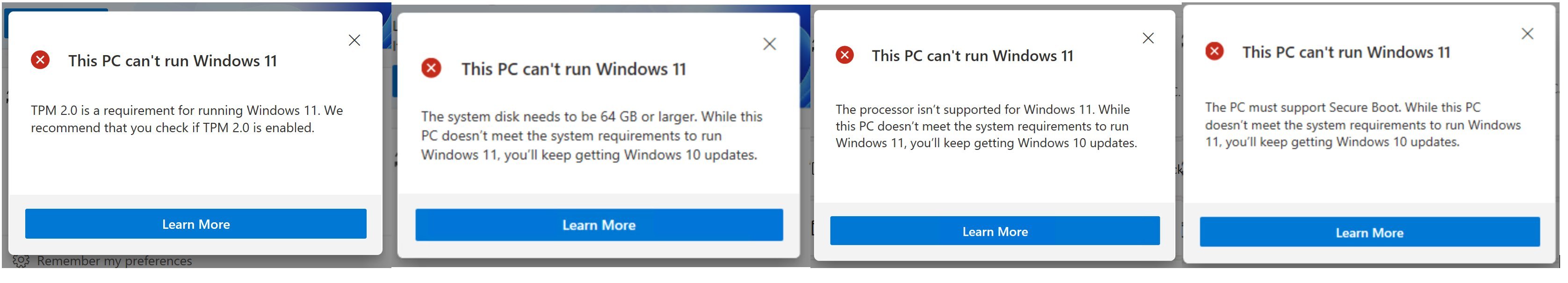 微软Win11升级体检程序更新 显示计算机不兼容的简要原因