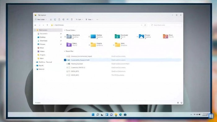 Win11升级文件管理器：引入全新UI 优化触控体验