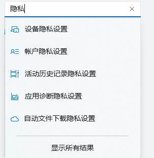 Win11如何进行隐私设置？Win11隐私设置的方法