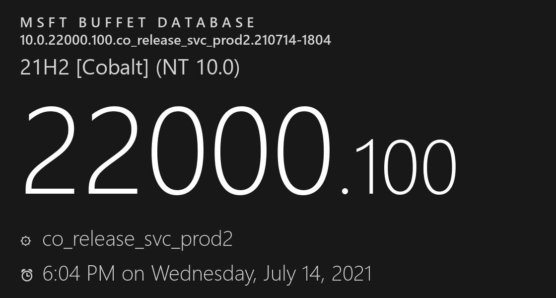 Win11 Dev 22000.100发布 新增功能一览