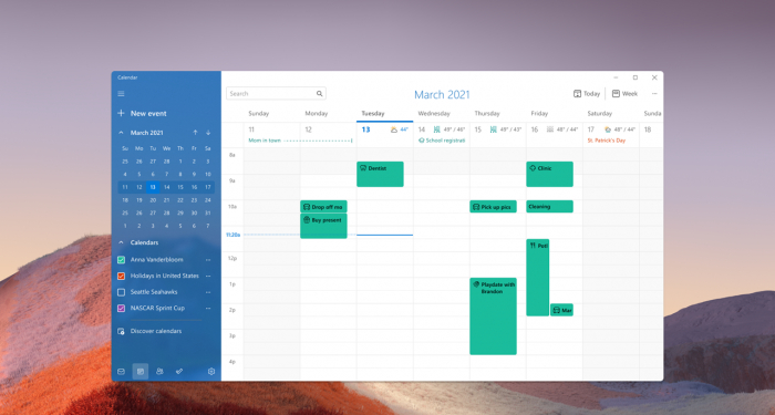 微软为Win11用户更新了剪贴工具、计算器以及邮件和日历应用