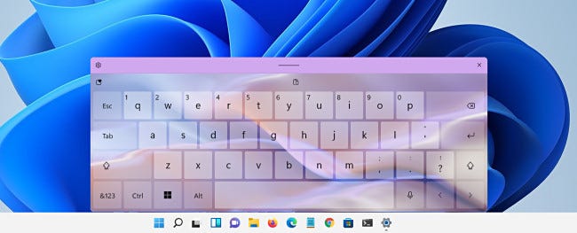 怎么在Windows11上更改触摸键盘主题？
