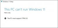 微软下调Win11最低配置需求 TPM 1.2即可：老爷机们不怕了