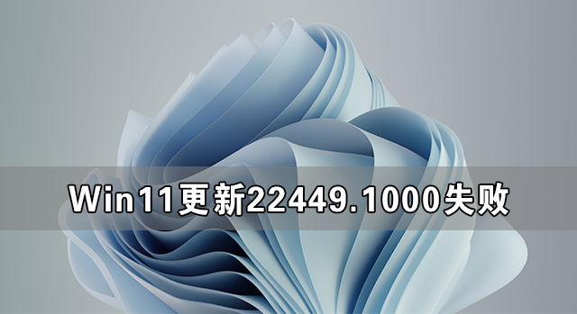 Win11更新22449.1000失败 Win11 22449.1000更新安装失败解决方法