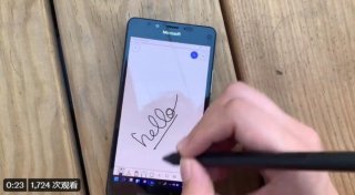 微软Lumia 950 XL手机刷入Win11后，已支持Surface Pen手写笔