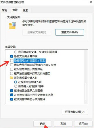 Win11文件后缀名如何显示？Win11文件后缀名显示操作方法