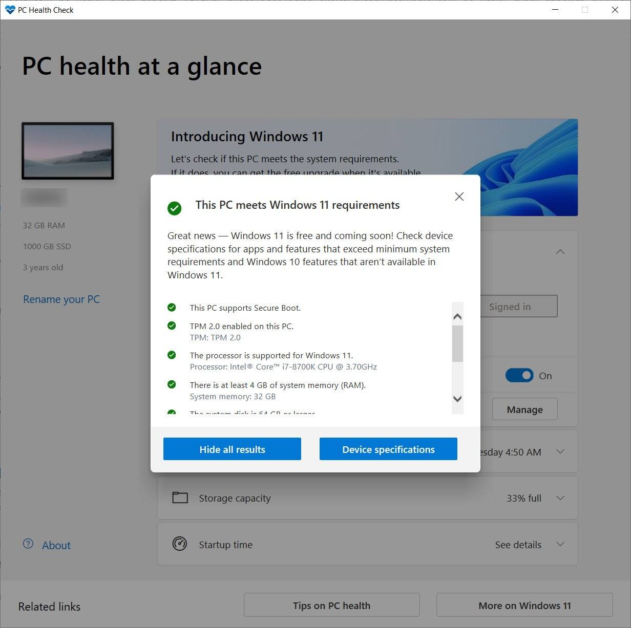 防止微软Win11系统安装 PC Health Check的技巧