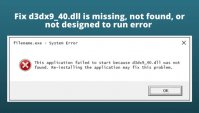 Win11系统提示d3dx9_40.dll丢失的解决方法