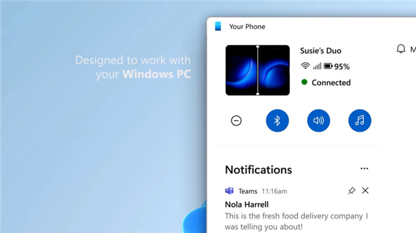 微软Win11将全新设计“你的手机”App，通知功能获得改进！