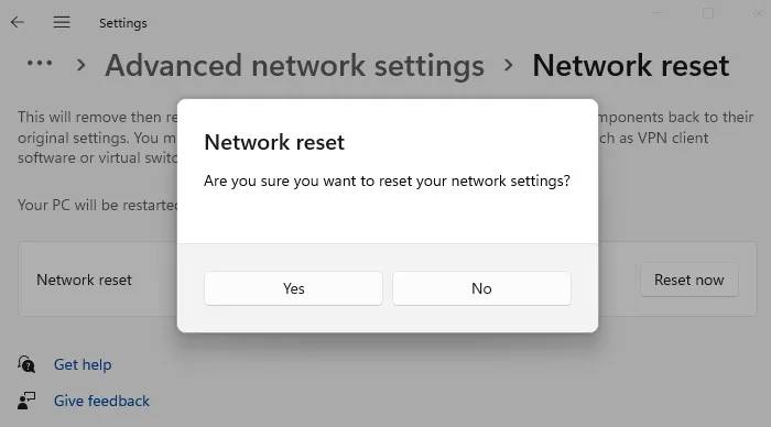 Win11怎么重置网络适配器？网络重置功能重置网络适配器方法