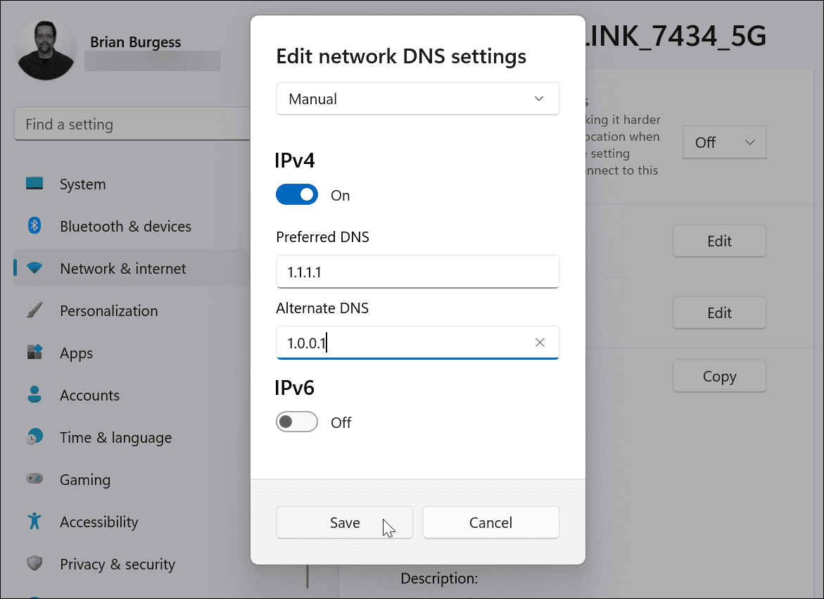 如何在 Windows 11 中更改 DNS