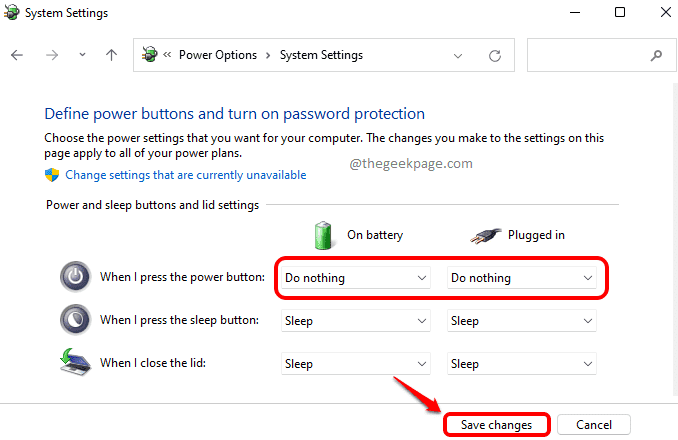 如何在Windows11/10中禁用电源按钮关机？
