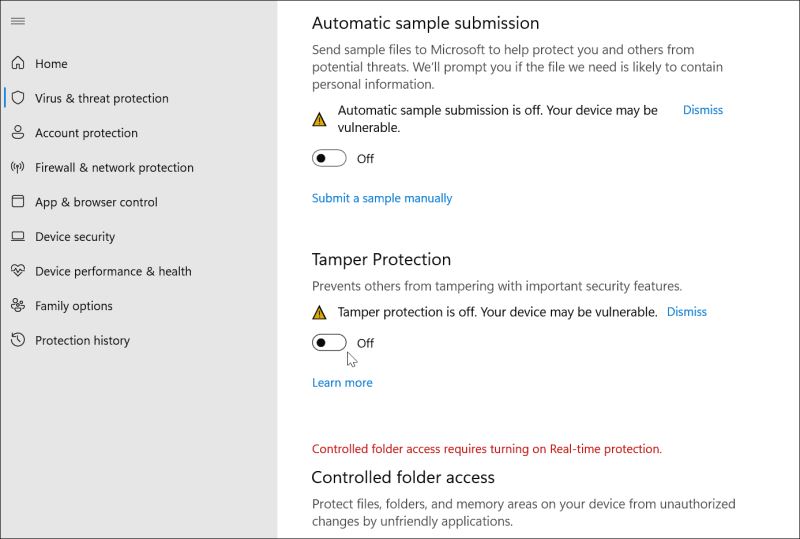 Win11系统启用或禁用Windows安全的方法