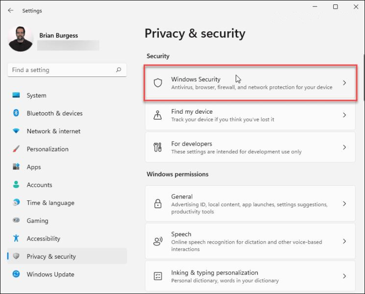 Win11系统启用或禁用Windows安全的方法