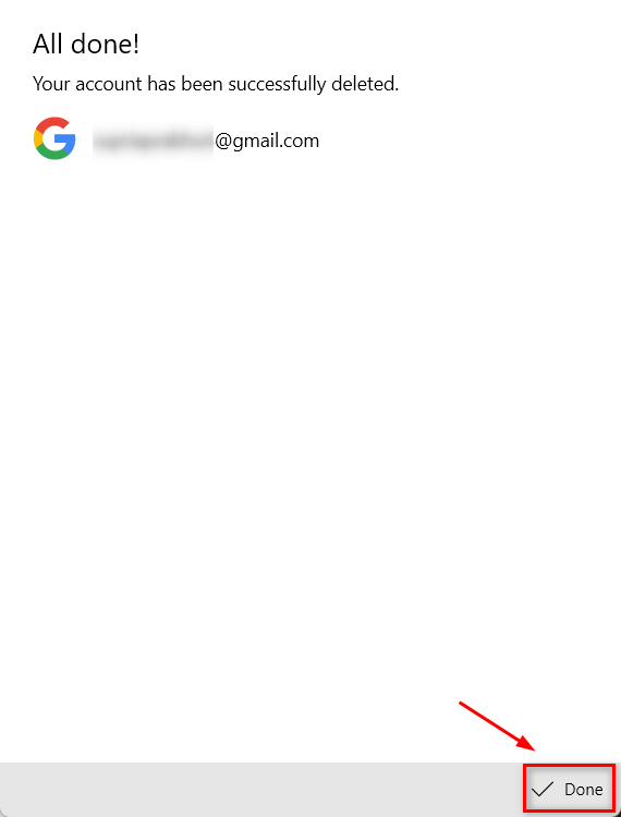 Win11系统删除/注销用户的邮件帐户的方法