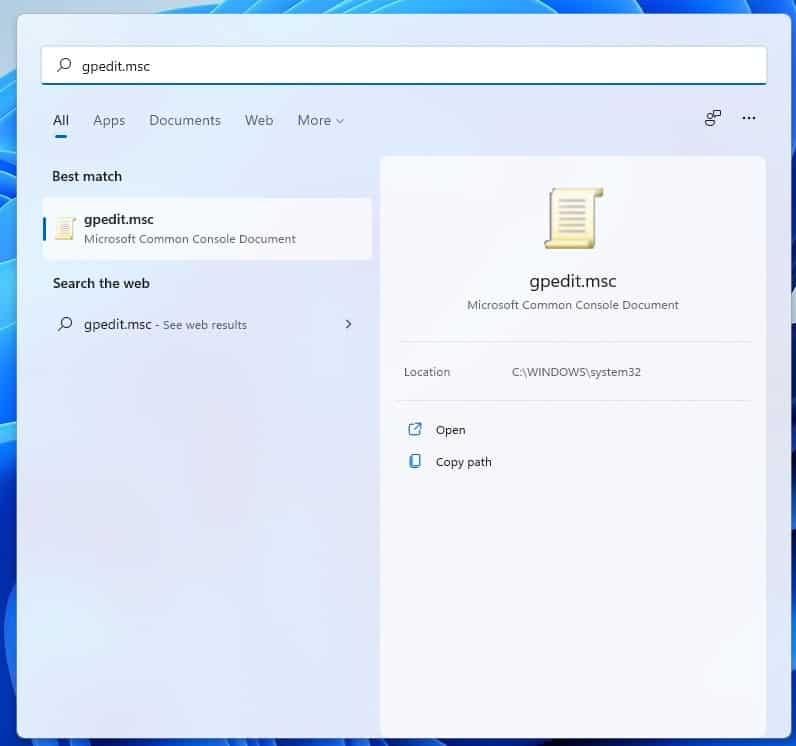 Win11家庭版组策略编辑器打不开的解决方法