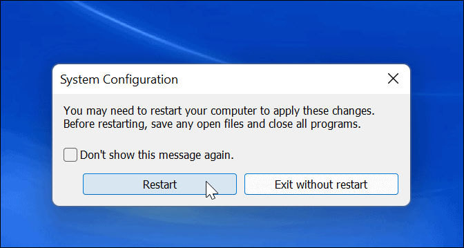 Win11系统启动/禁用干净启动的方法