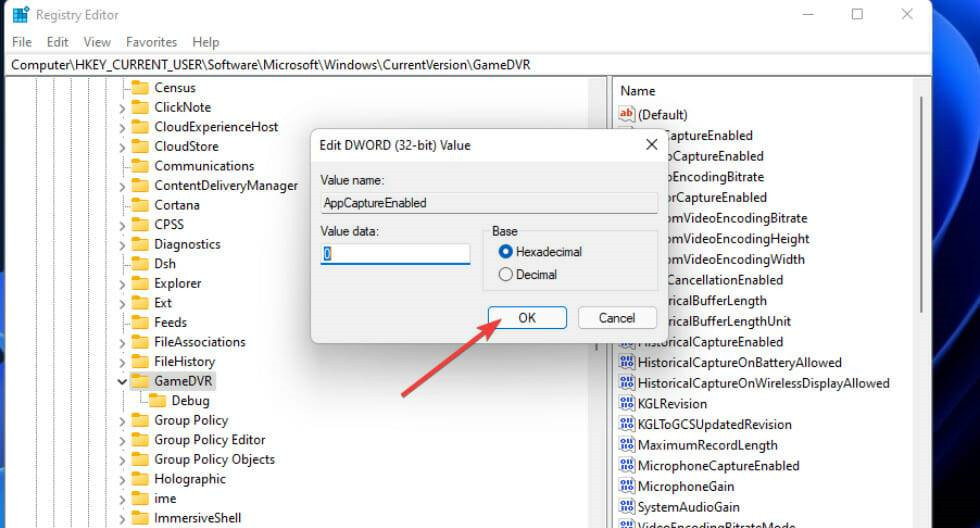 Win11系统禁用DVR并关闭游戏栏的方法