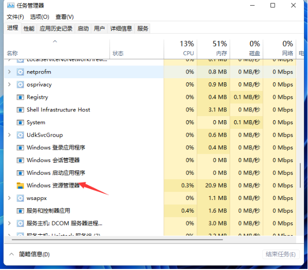 Win11系统如何重启资源管理器？