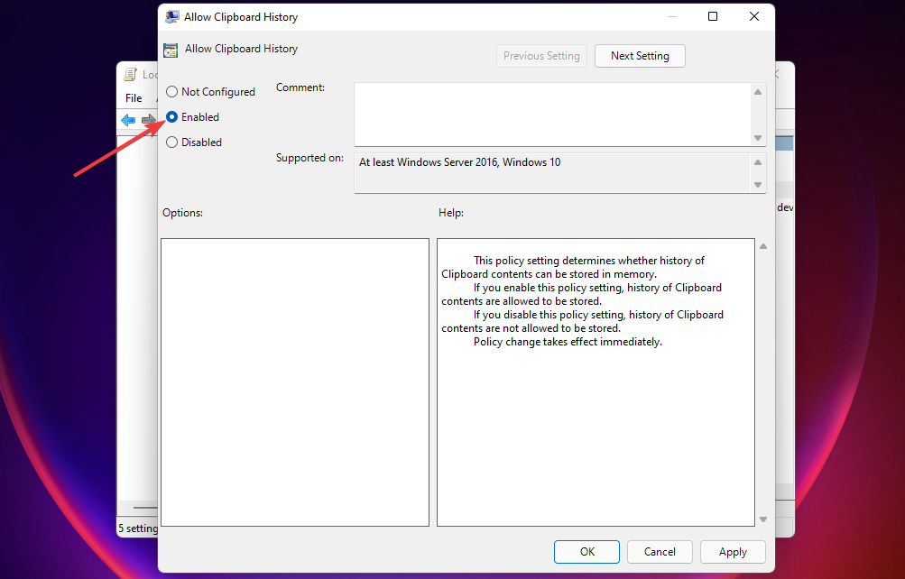 Win11系统剪贴板历史记录没有反应的解决方法