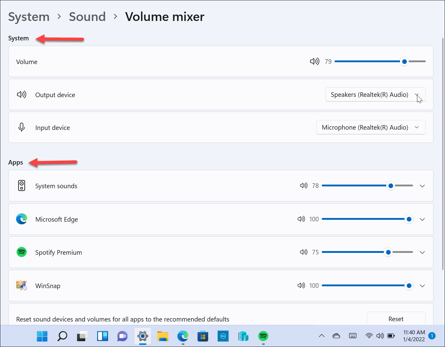 Win11如何恢复并使用经典音量混合器？