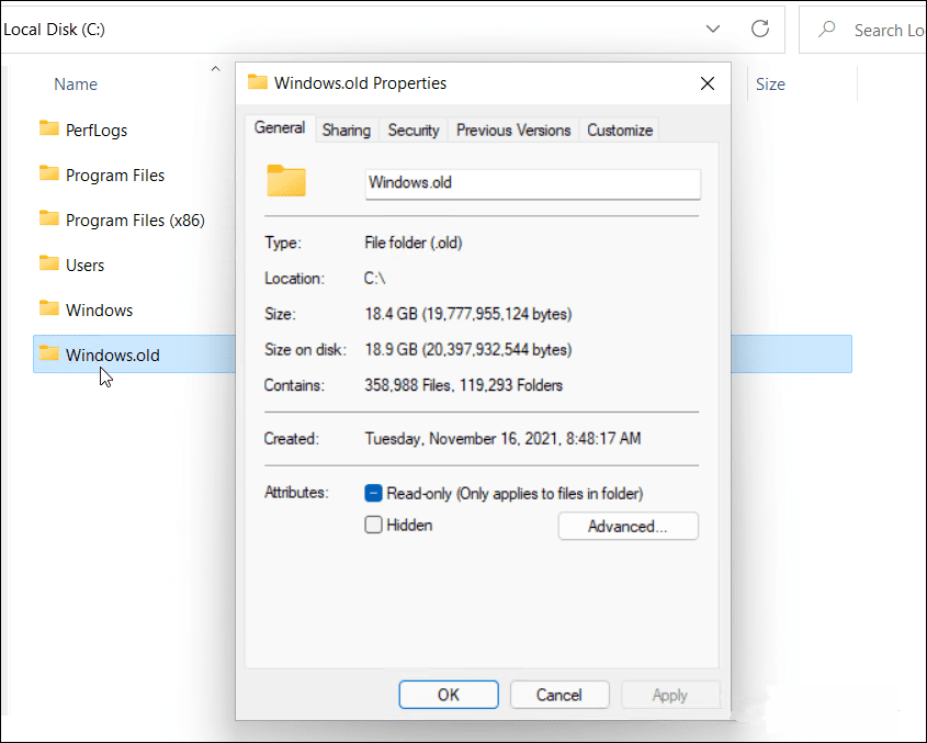 Win11系统如何删除 Windows.old 文件？